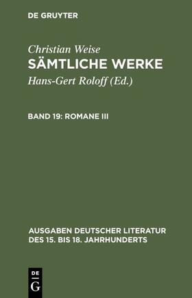 Roloff / Susen |  Sämtliche Werke. Band 19 | eBook | Sack Fachmedien