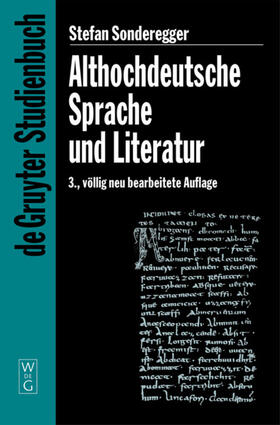 Sonderegger |  Althochdeutsche Sprache und Literatur | eBook | Sack Fachmedien