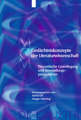 Erll / Nünning | Gedächtniskonzepte der Literaturwissenschaft | E-Book | sack.de