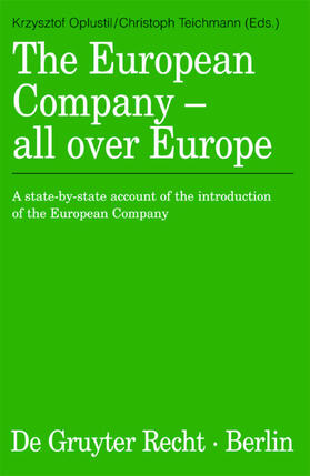 Oplustil / Teichmann |  The European Company - all over Europe | eBook | Sack Fachmedien