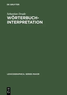 Drude |  Wörterbuchinterpretation | eBook | Sack Fachmedien