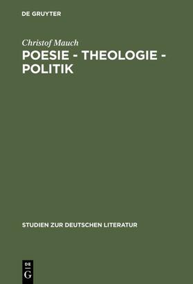 Mauch |  Poesie - Theologie - Politik | eBook | Sack Fachmedien