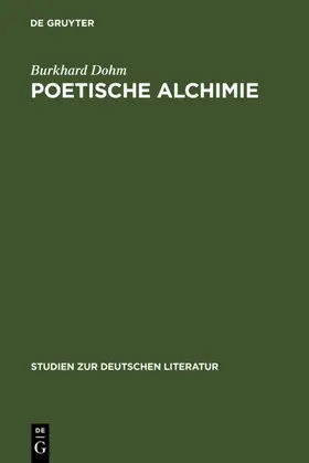 Dohm |  Poetische Alchimie | eBook | Sack Fachmedien