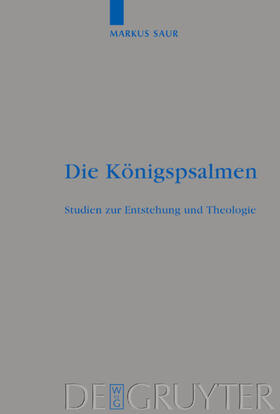 Saur |  Die Königspsalmen | eBook | Sack Fachmedien