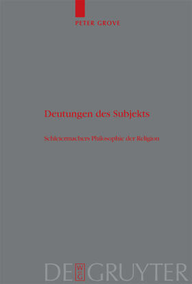 Grove |  Deutungen des Subjekts | eBook | Sack Fachmedien