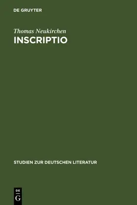 Neukirchen |  Inscriptio | eBook | Sack Fachmedien