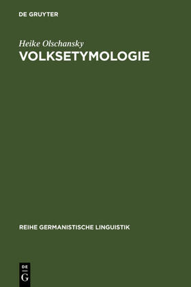 Olschansky |  Volksetymologie | eBook | Sack Fachmedien