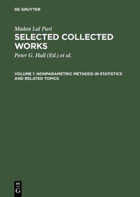 Hall / Puri / Hallin |  Nonparametric Methods in Statistics and Related Topics | eBook | Sack Fachmedien