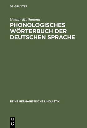 Muthmann |  Phonologisches Wörterbuch der deutschen Sprache | eBook | Sack Fachmedien