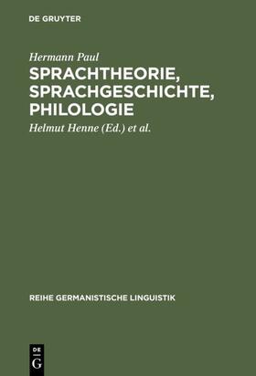 Paul / Henne / Kilian |  Sprachtheorie, Sprachgeschichte, Philologie | eBook | Sack Fachmedien