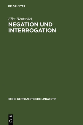 Hentschel |  Negation und Interrogation | eBook | Sack Fachmedien