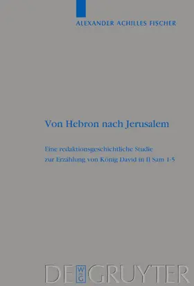 Fischer |  Von Hebron nach Jerusalem | eBook | Sack Fachmedien