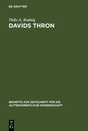 Rudnig |  Davids Thron | eBook | Sack Fachmedien