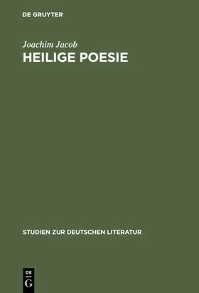 Jacob |  Heilige Poesie | eBook | Sack Fachmedien