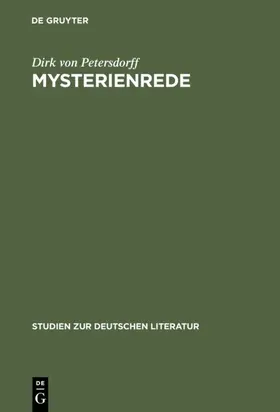 Petersdorff |  Mysterienrede | eBook | Sack Fachmedien