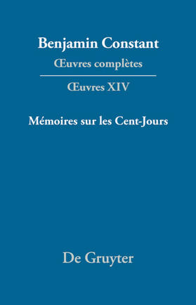 Kloocke |  Mémoires sur les Cent-Jours | eBook | Sack Fachmedien