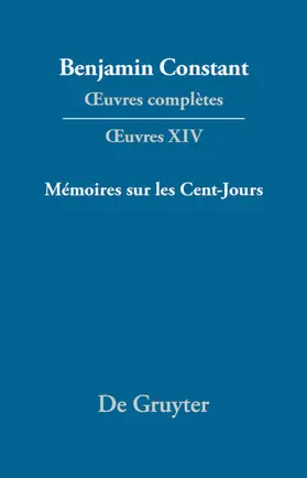 Kloocke |  Mémoires sur les Cent-Jours | eBook | Sack Fachmedien