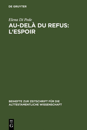 Di Pede |  Au-delà du refus: l'espoir | eBook | Sack Fachmedien