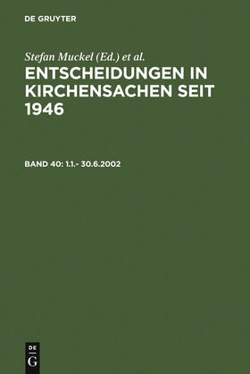 Hering / Muckel / Lentz |  1.1.- 30.6.2002 | eBook | Sack Fachmedien