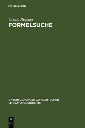 Regener |  Formelsuche | eBook | Sack Fachmedien