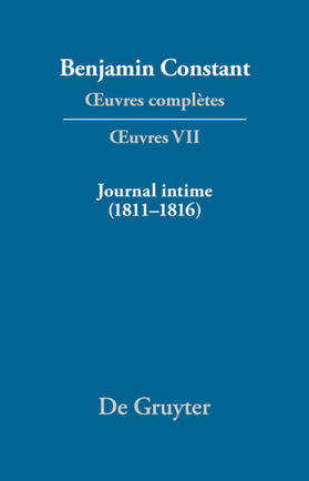 Delbouille / Kloocke |  Journal intime (1811–1816). Carnet. Livres de dépenses | eBook | Sack Fachmedien