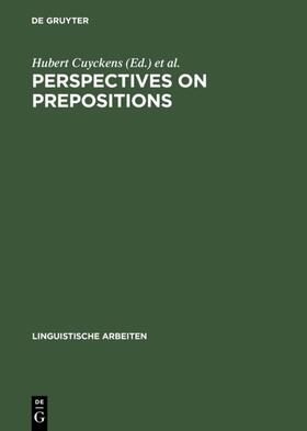 Cuyckens / Radden |  Perspectives on Prepositions | eBook | Sack Fachmedien