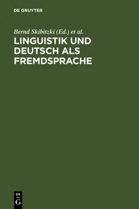 Skibitzki / Wotjak |  Linguistik und Deutsch als Fremdsprache | eBook | Sack Fachmedien