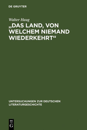 Haug |  "Das Land, von welchem niemand wiederkehrt" | eBook | Sack Fachmedien