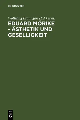 Braungart / Simon | Eduard Mörike - Ästhetik und Geselligkeit | E-Book | sack.de