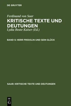 Kaiser |  Herr Fridolin und sein Glück | eBook | Sack Fachmedien