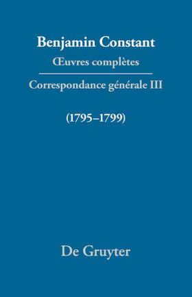  Correspondance 1795–1799 | eBook | Sack Fachmedien