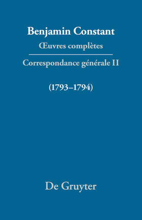  Correspondance 1793–1794 | eBook | Sack Fachmedien