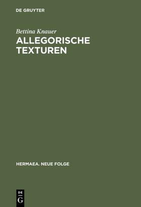 Knauer |  Allegorische Texturen | eBook | Sack Fachmedien