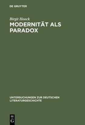 Hoock |  Modernität als Paradox | eBook | Sack Fachmedien