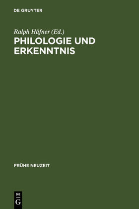 Häfner | Philologie und Erkenntnis | E-Book | sack.de