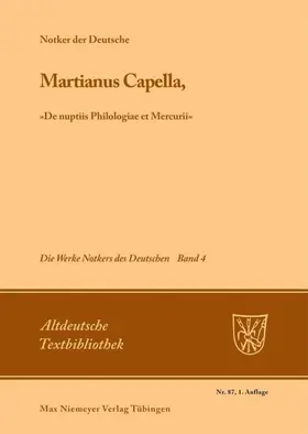 King |  Martianus Capella, »De nuptiis Philologiae et Mercurii« | eBook | Sack Fachmedien