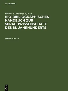 Brekle / Dobnig-Jülch |  Schu – Z | eBook | Sack Fachmedien