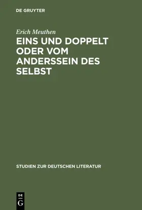 Meuthen |  Eins und doppelt oder Vom Anderssein des Selbst | eBook | Sack Fachmedien