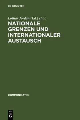 Jordan / Kortländer |  Nationale Grenzen und internationaler Austausch | eBook | Sack Fachmedien