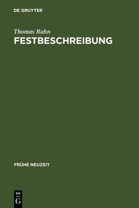 Rahn |  Festbeschreibung | eBook | Sack Fachmedien