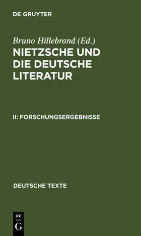 Hillebrand |  Forschungsergebnisse | eBook | Sack Fachmedien