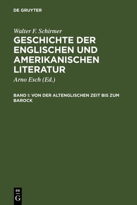 Esch / Schirmer |  Von der altenglischen Zeit bis zum Barock | eBook | Sack Fachmedien