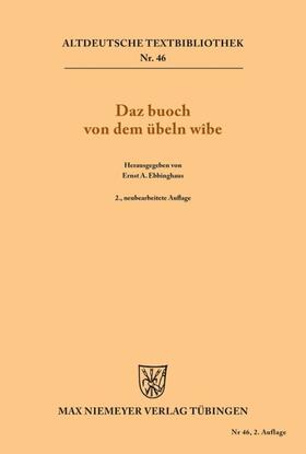 Ebbinghaus |  Daz buoch von dem übeln wîbe | eBook | Sack Fachmedien