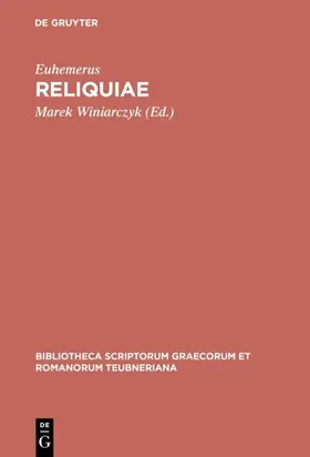 Euhemerus / Winiarczyk |  Reliquiae | eBook | Sack Fachmedien