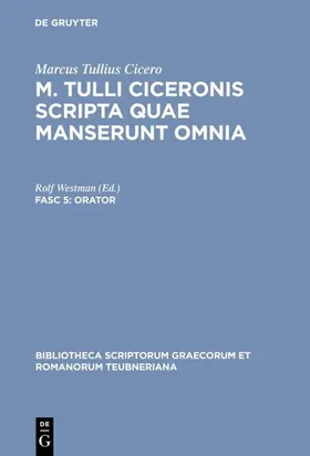 Marcus Tullius Cicero / Westman |  Orator | eBook | Sack Fachmedien