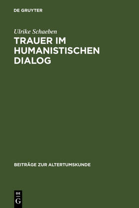 Schaeben |  Trauer im humanistischen  Dialog | eBook | Sack Fachmedien