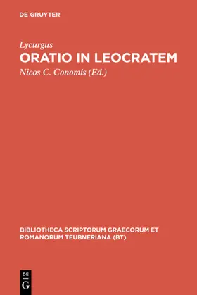 Lycurgus / Conomis |  Oratio in Leocratem | eBook | Sack Fachmedien