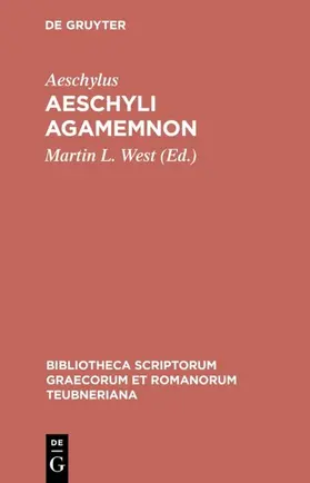 Aeschylus / West |  Aeschyli Agamemnon | eBook | Sack Fachmedien