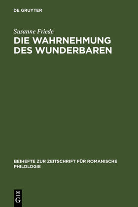 Friede |  Die Wahrnehmung des Wunderbaren | eBook | Sack Fachmedien