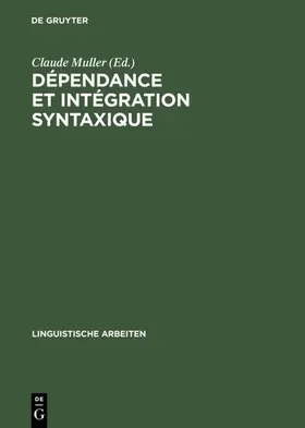 Muller | Dépendance et intégration syntaxique | E-Book | sack.de